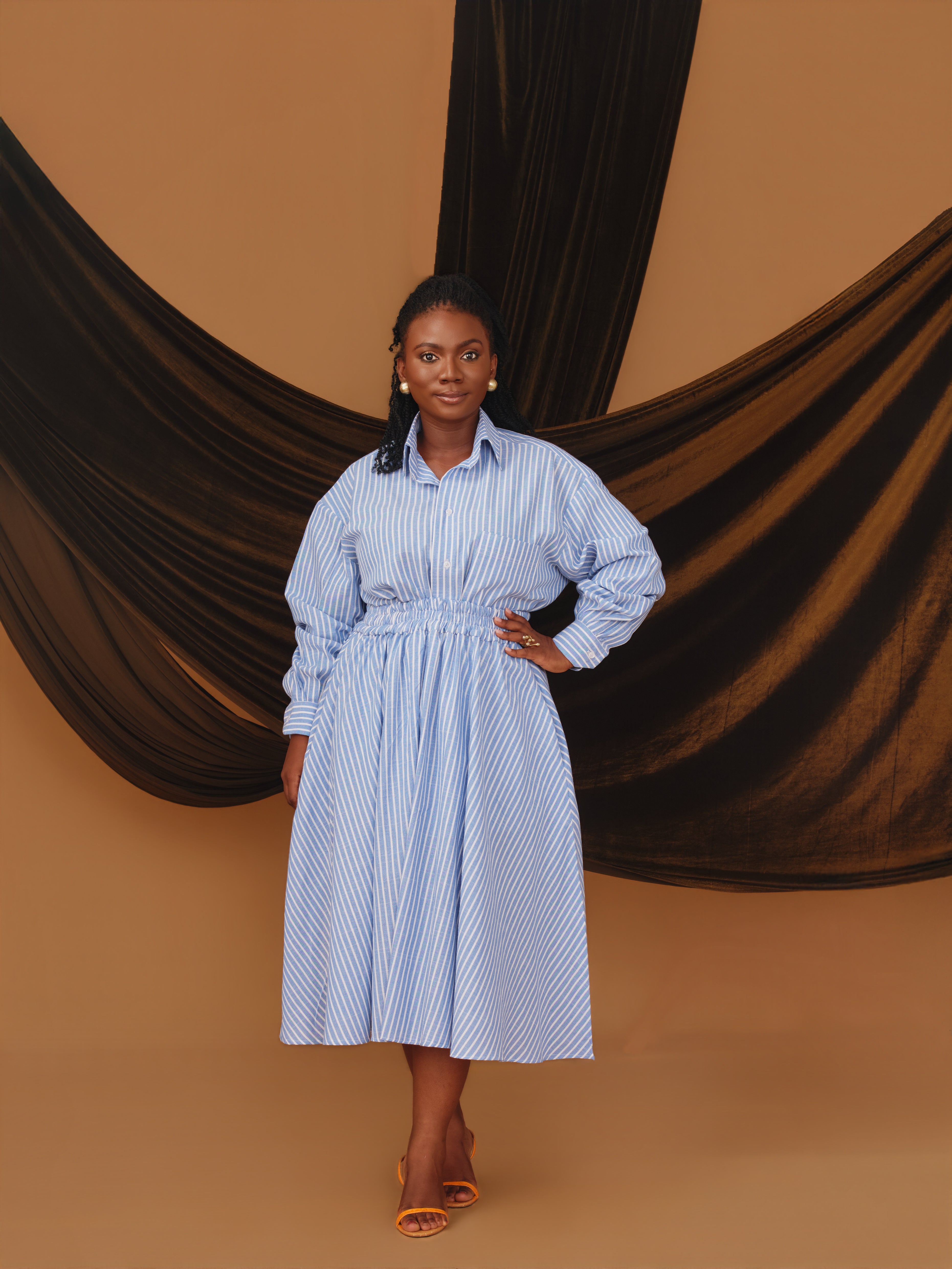 SL Signature Stripe flare skirt ONLY