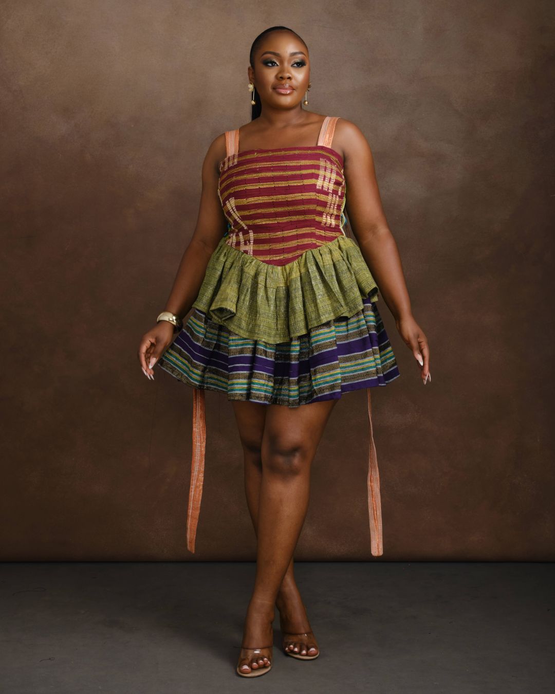 Ajoke Aso-Oke Dress(NO TWO ARE THE SAME)