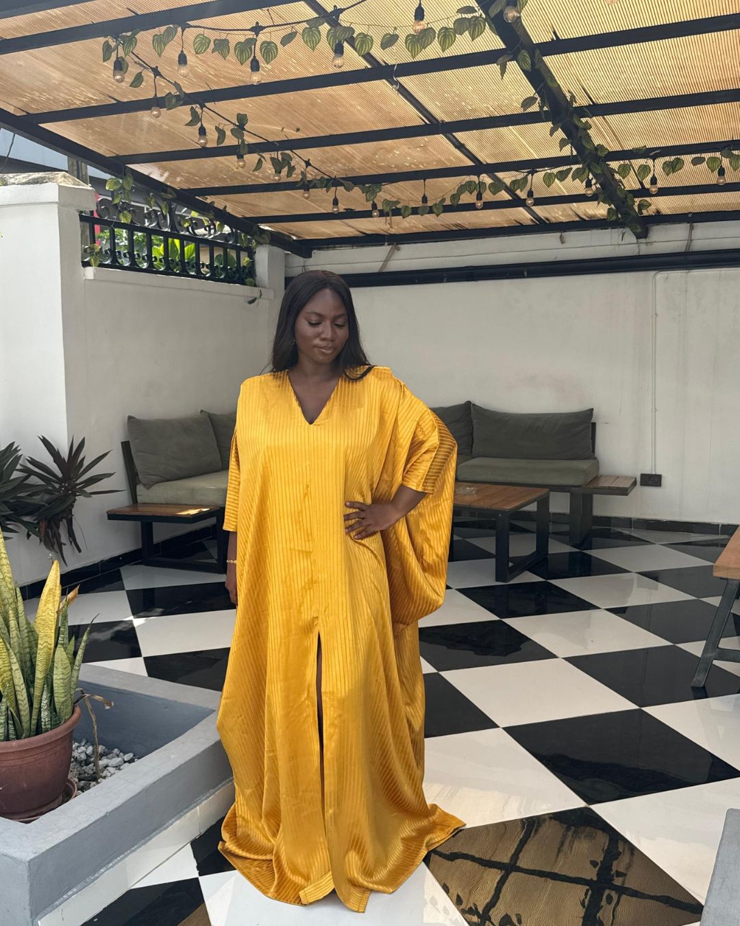 Dakar Stripped Kaftan