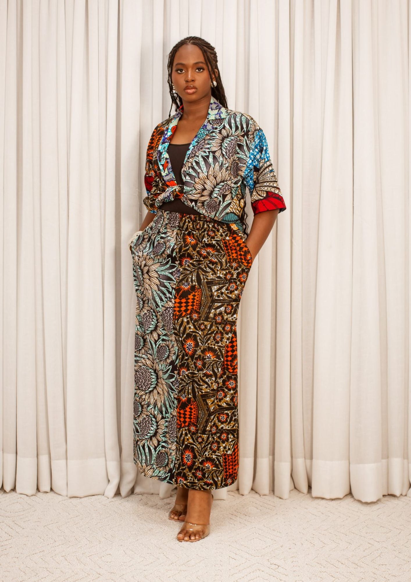 Ajoke Mix and Match Midi Skirt (No Two Are the Same)