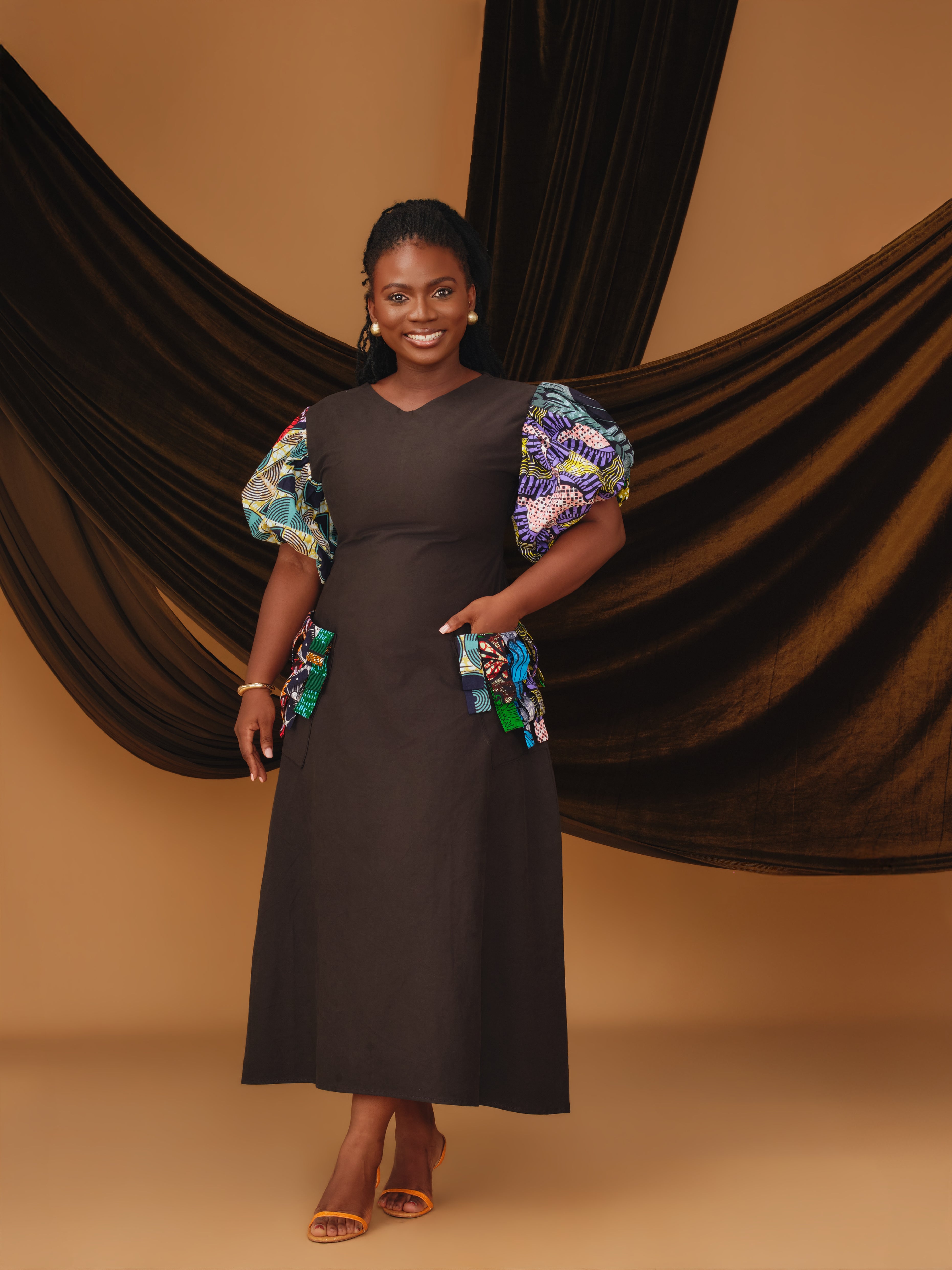 Asabe Dress (NO TWO PRINTS ARE THE SAME)