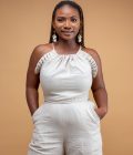 Alima linen top with Shorts