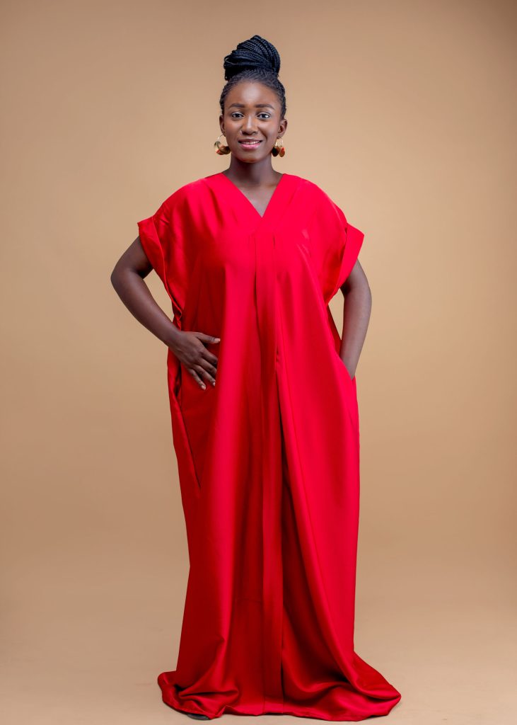 Breathable Duchess Satin Bubu Gown – Olamide Duchess Dress 