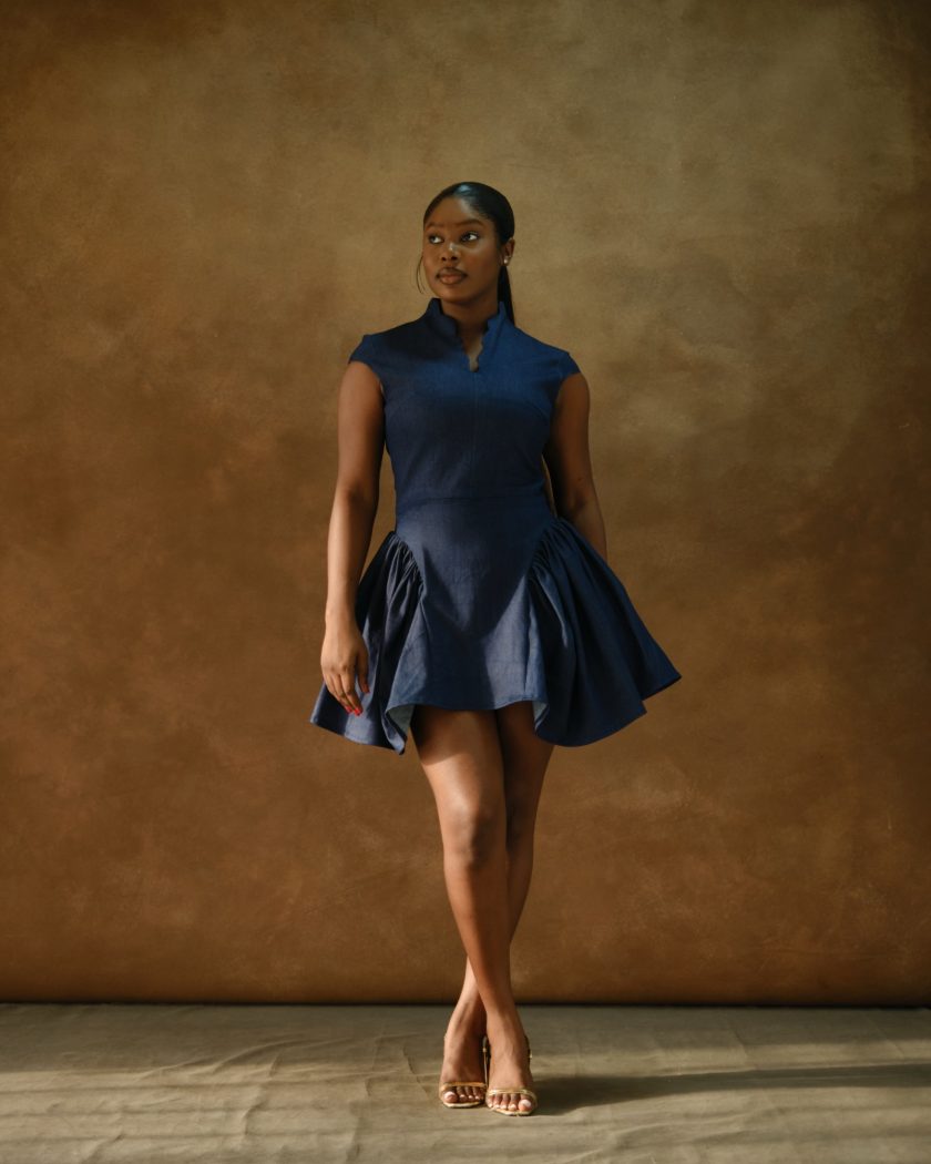 Teniola Mini Denim Dress