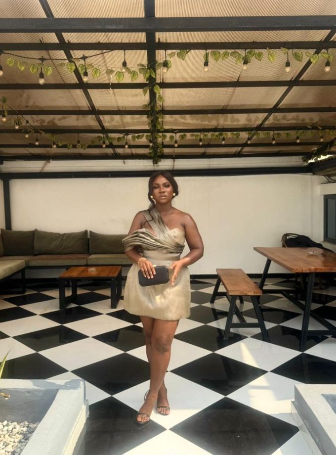 Omotoke liquid organza Dress