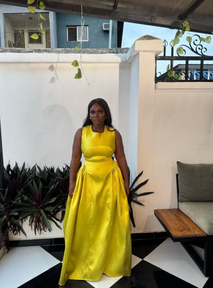 Maxi Sleeveless Dress | Teniola Mikado Dress